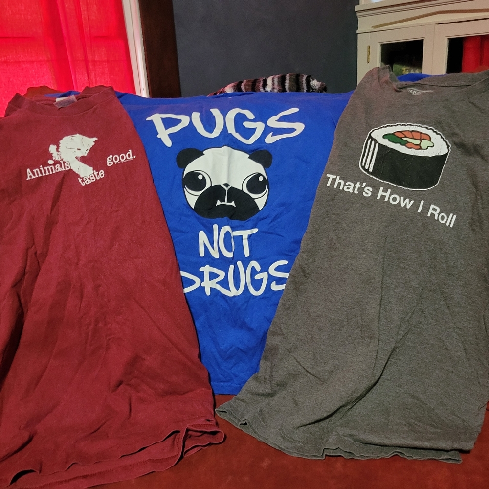 3 pack Funny Graphic Tshirts